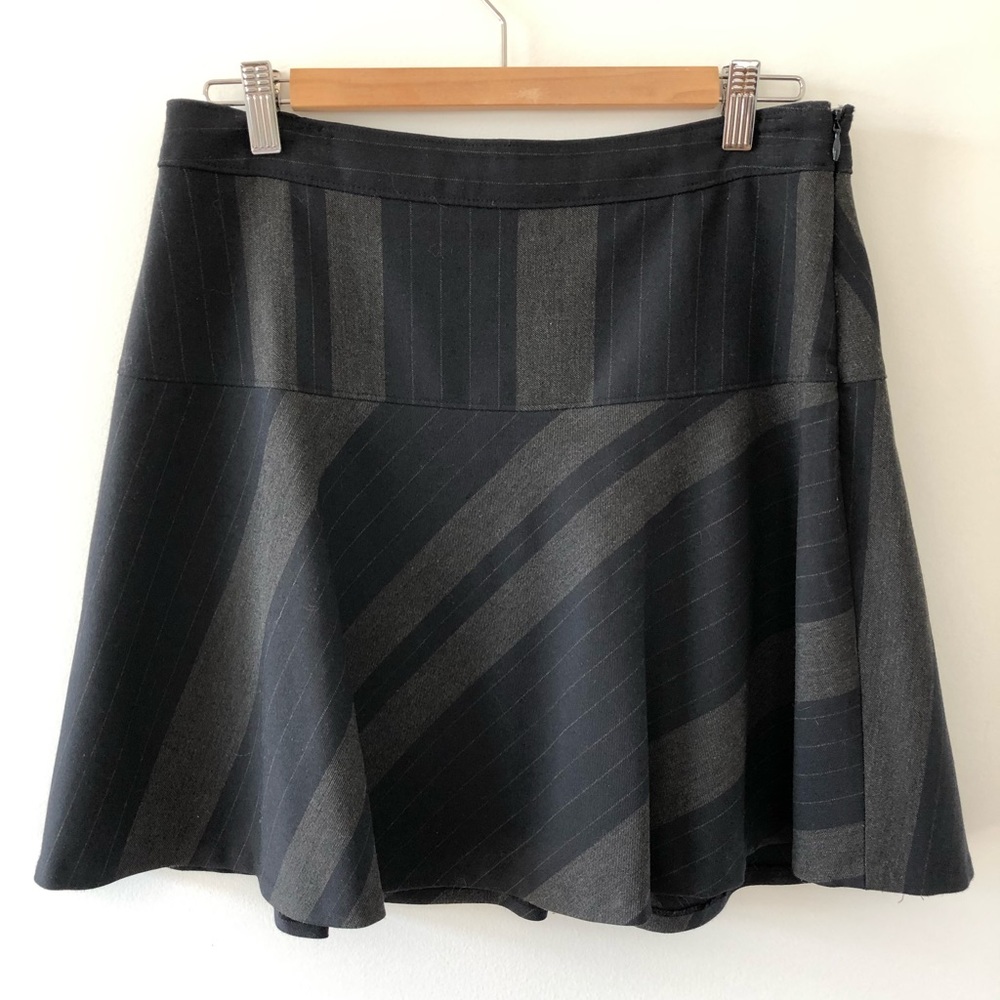 Banana Republic Fit-and-Flare Plaid Skirt